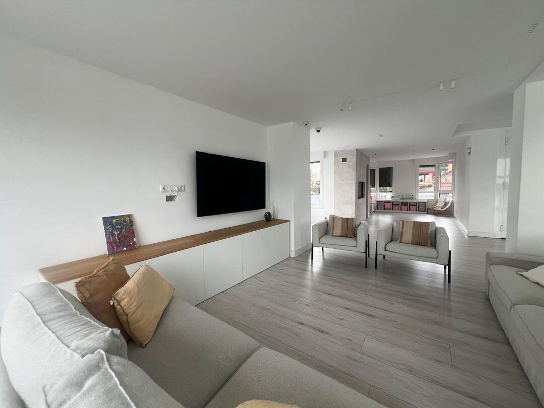 Sala de estar de Casa o chalet en venta en Vitoria - Gasteiz con Calefacción, Jardín privado y Terraza