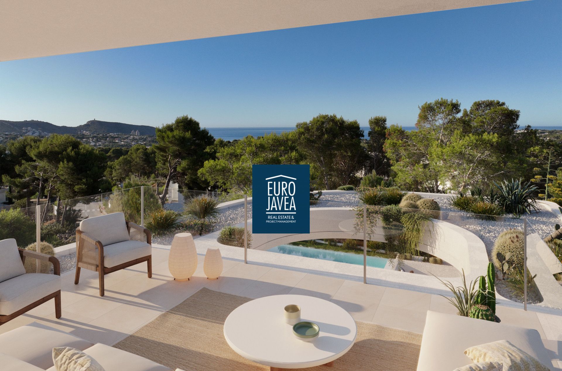 Exterior view of House or chalet for sale in Moraira  with Air Conditioner, Heating and Private garden