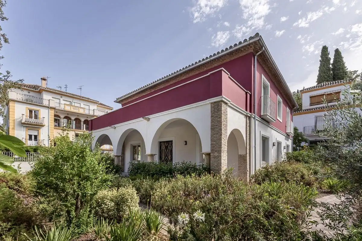 Exterior view of Houses for sale in  Granada Capital  with Air Conditioner, Private garden and Terrace