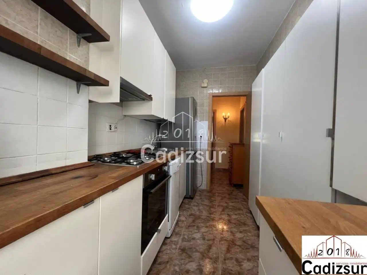 Cocina de Piso de alquiler en Cádiz con Terraza y Amueblado