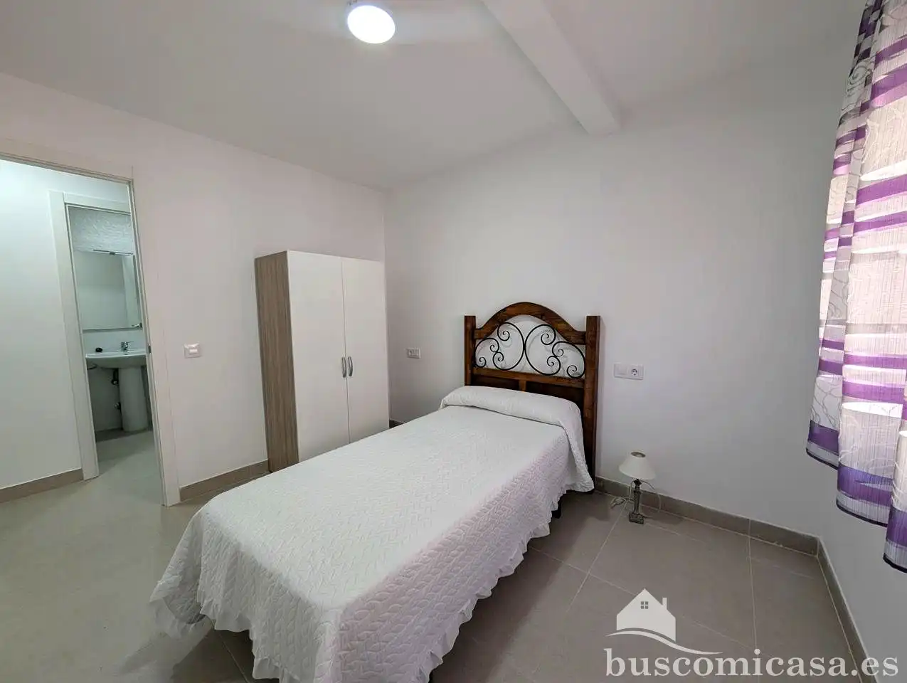 Bedroom of Flat for rent in Linares  with Air Conditioner, Furnished and Balcony