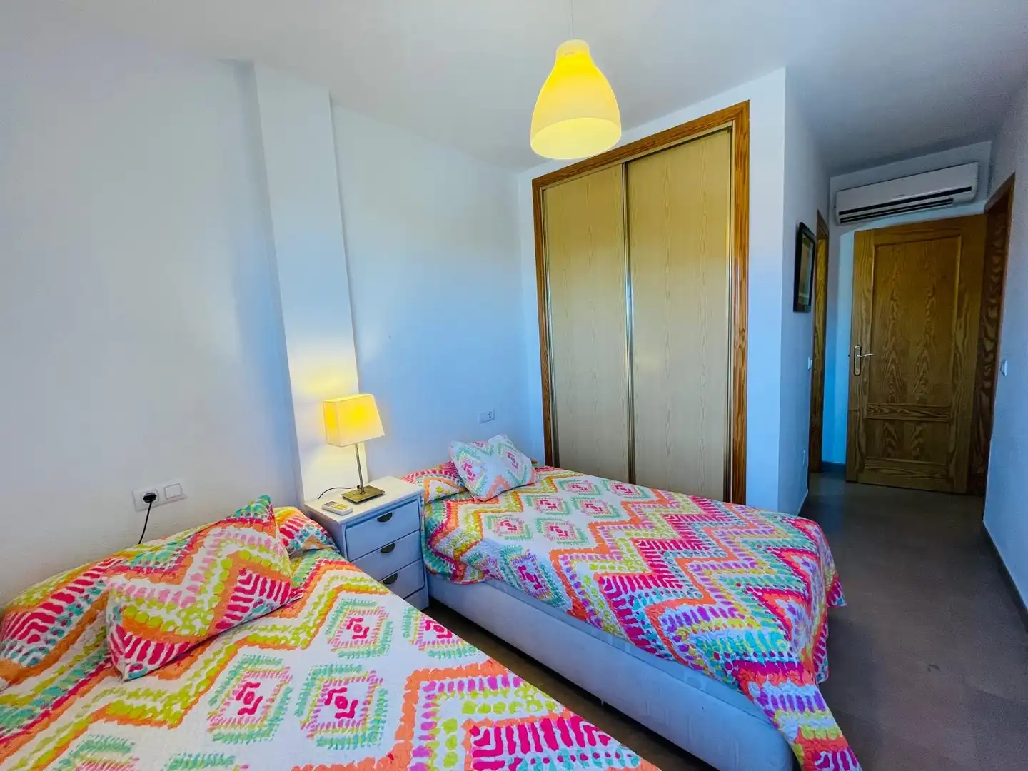 Bedroom of Apartments for rent in Cartagena  with Air Conditioner, Heating and Furnished