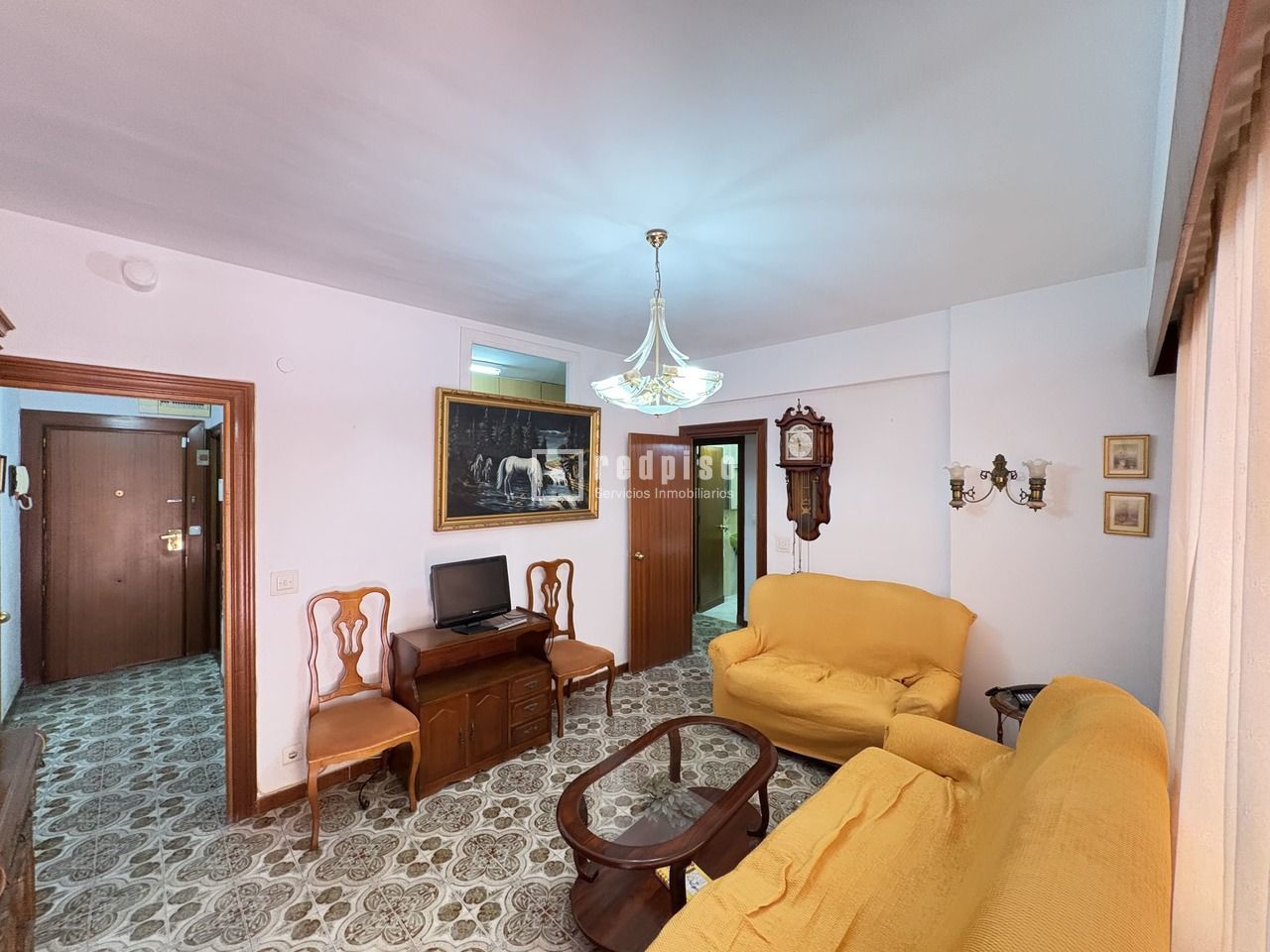 Living room of Flat for sale in Málaga Capital  with Air Conditioner, Terrace and Alarm