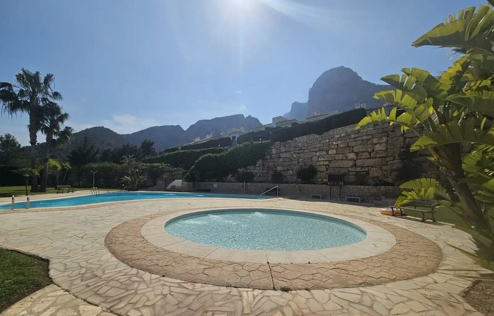 Garden of Houses for sale in Polop  with Private garden and Community pool