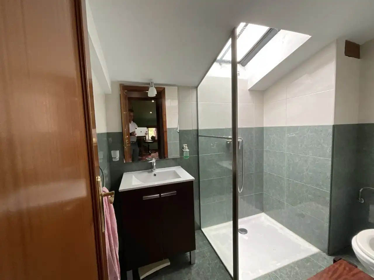 Badezimmer von Country house zum Verkauf in Ibrillos mit Heizung, Parkett und Terrasse