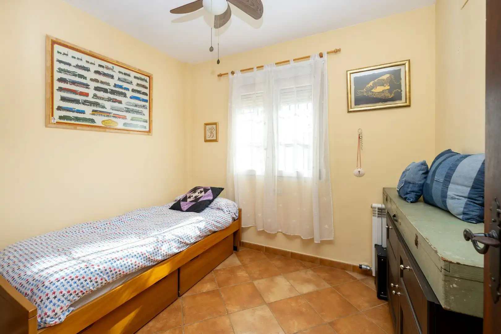 Bedroom of Houses for sale in Cúllar Vega  with Air Conditioner and Storage room