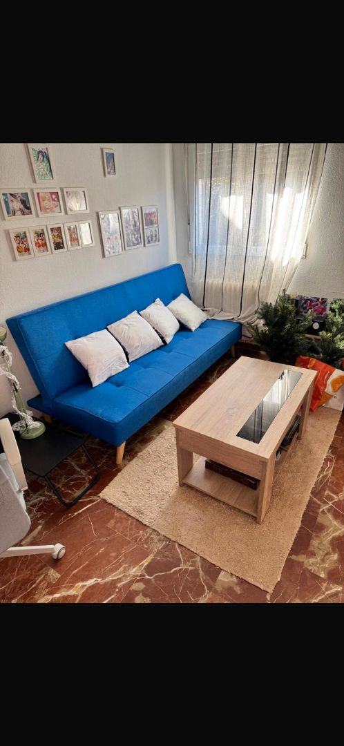 Living room of Flat to rent in  Granada Capital  with Heating, Furnished and Oven