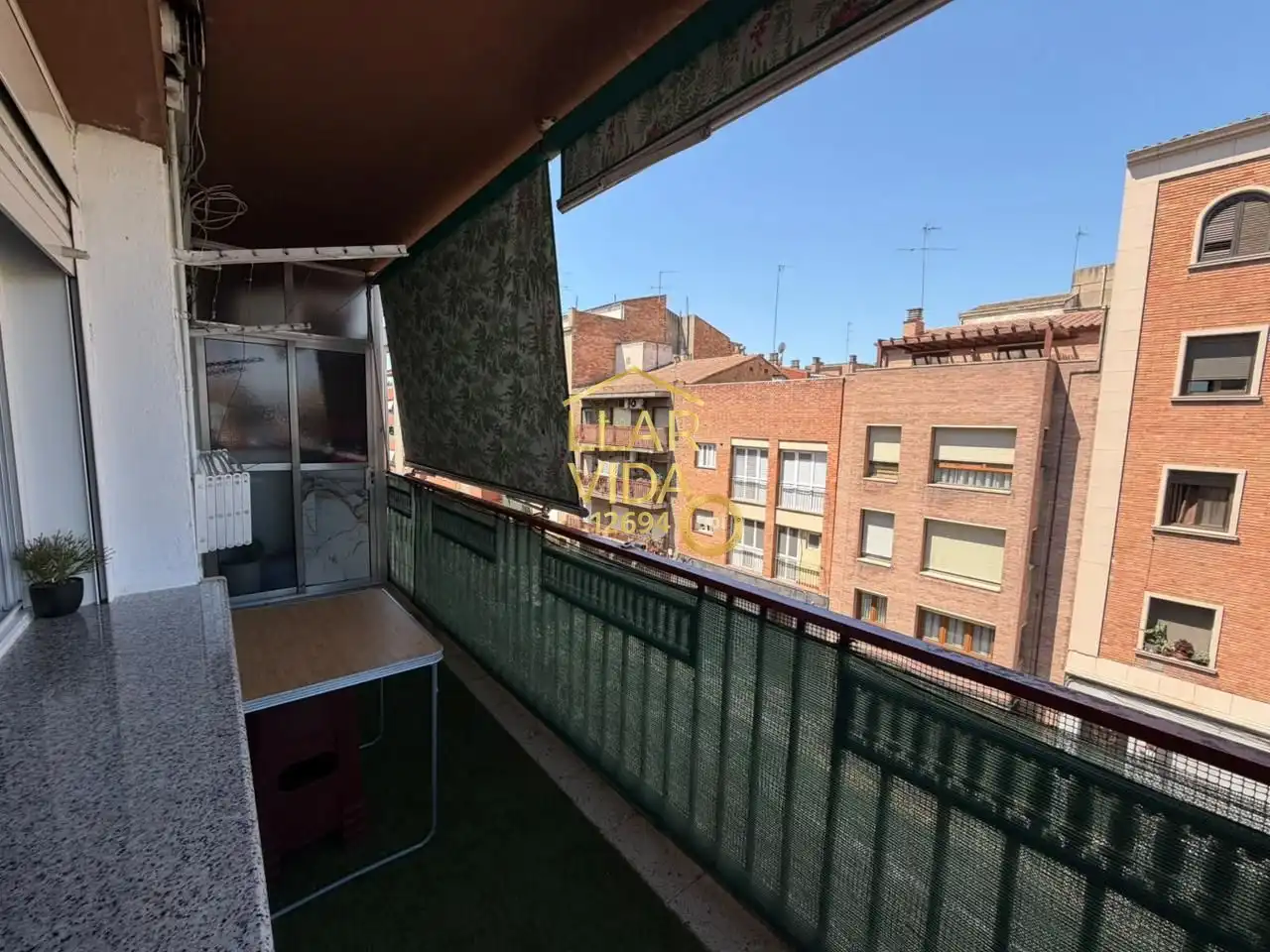 Terrasse von Wohnung zum Verkauf in Lleida mit Klimaanlage, Heizung und Parkett