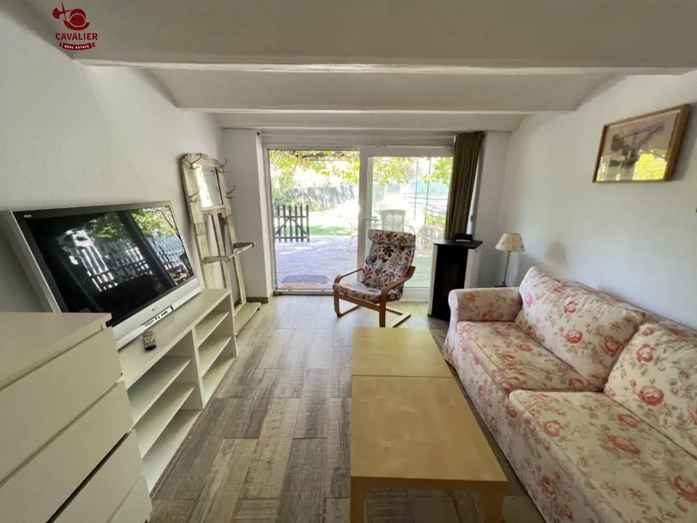 Sala d'estar de Apartament de lloguer en Los Molinos amb Calefacció, Jardí privat i Terrassa