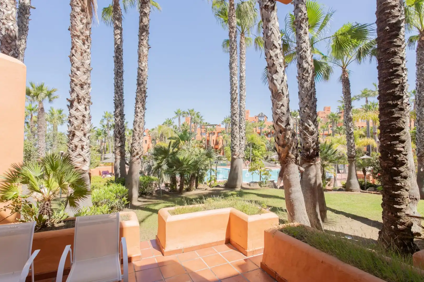 Jardín de Apartamento en venta en Chiclana de la Frontera con Jardín privado y Piscina comunitaria