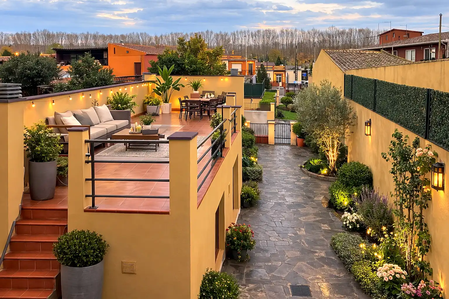 Terrassa de Casa o xalet en venda en Riudarenes amb Calefacció, Jardí privat i Balcó