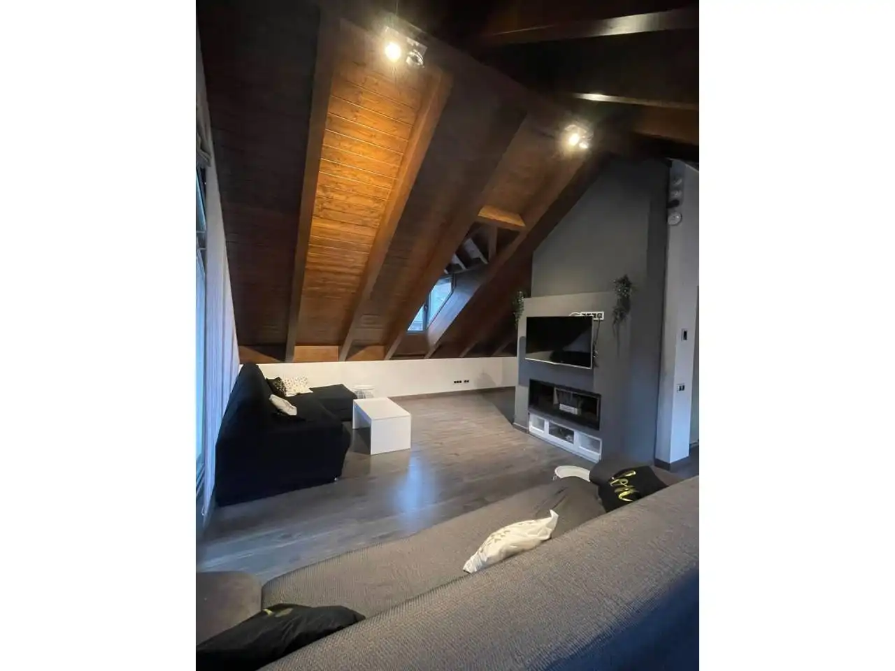 Sala de estar de Casa o chalet en venta en Vall de Cardós con Jardín privado, Parquet y Terraza