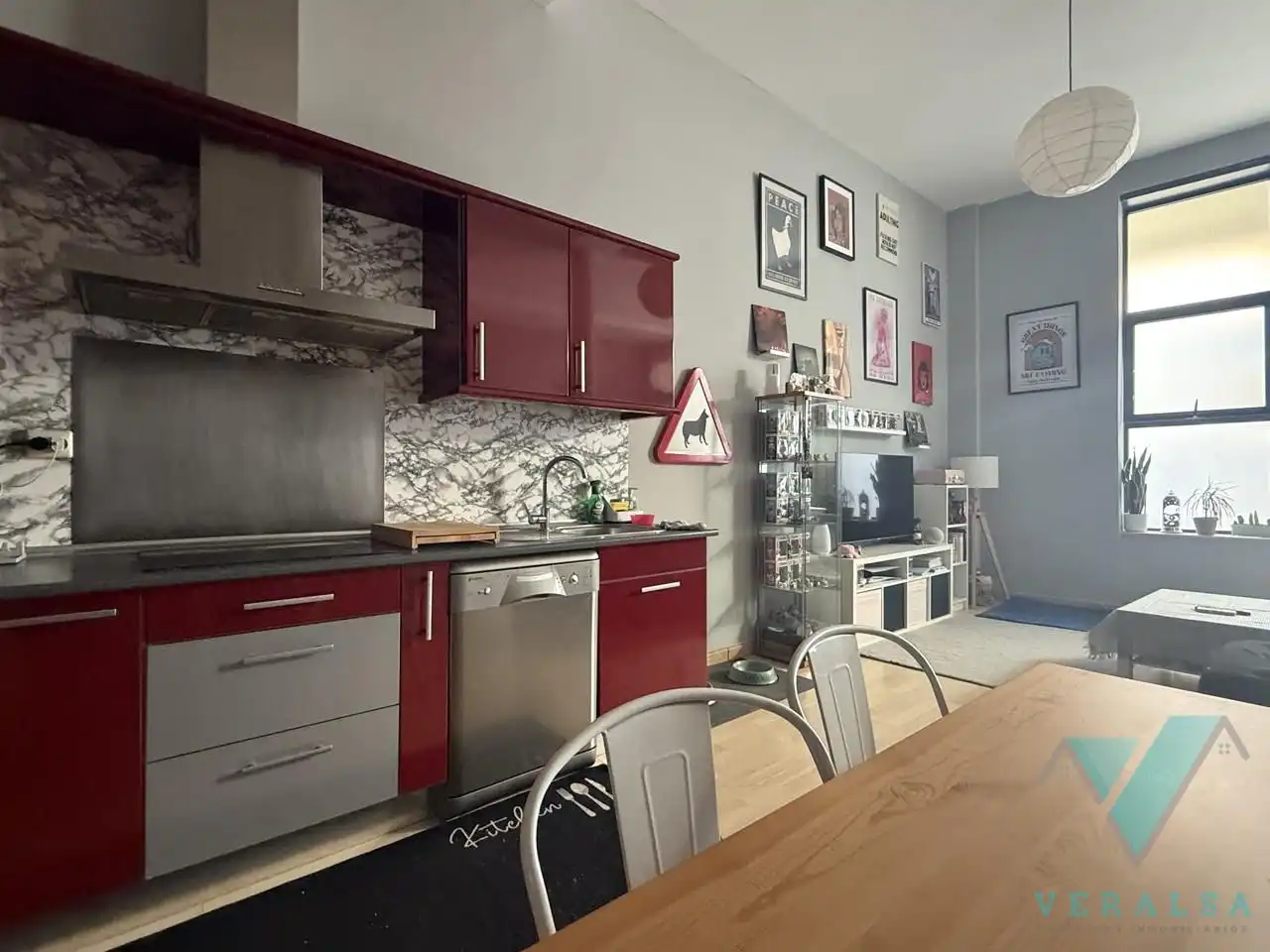 Cocina de Loft en venta en San Sebastián de los Reyes con Aire acondicionado