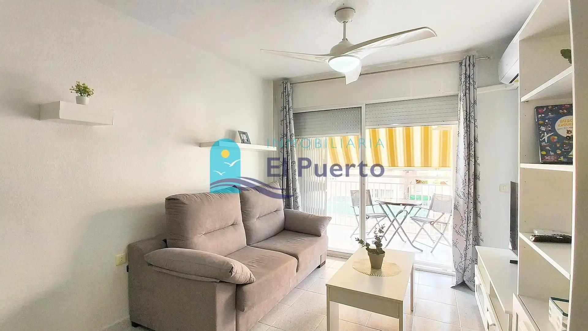 Sala de estar de Apartamento en venta en Mazarrón con Aire acondicionado, Calefacción y Terraza