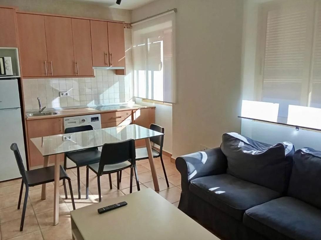 Wohnzimmer von Wohnungen zur Miete in  Granada Capital mit Heizung, Möbliert und Balkon