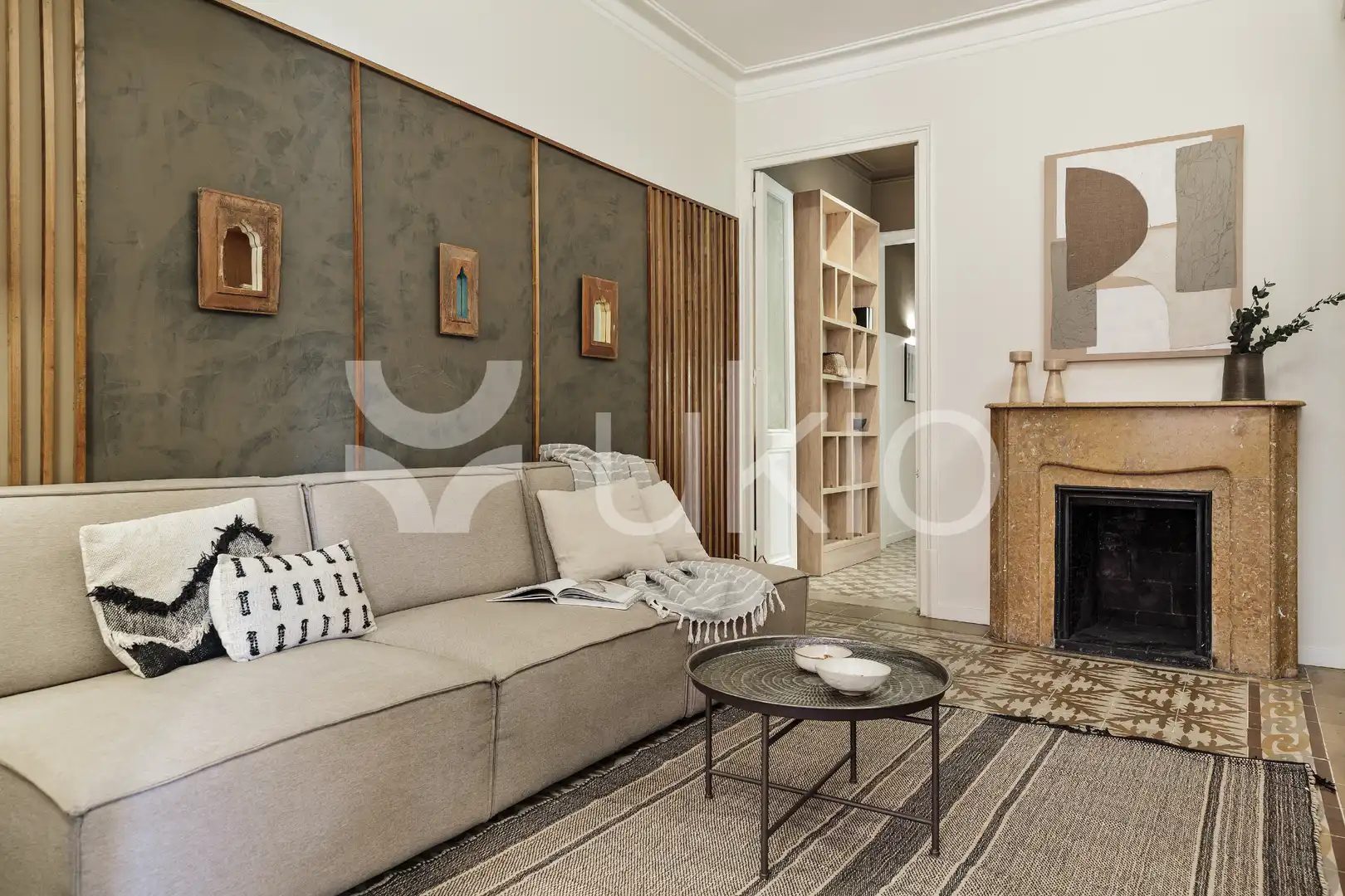 Appartement compact avec terrasse à louer à Carrer Gran de Gràcia, imagen 6