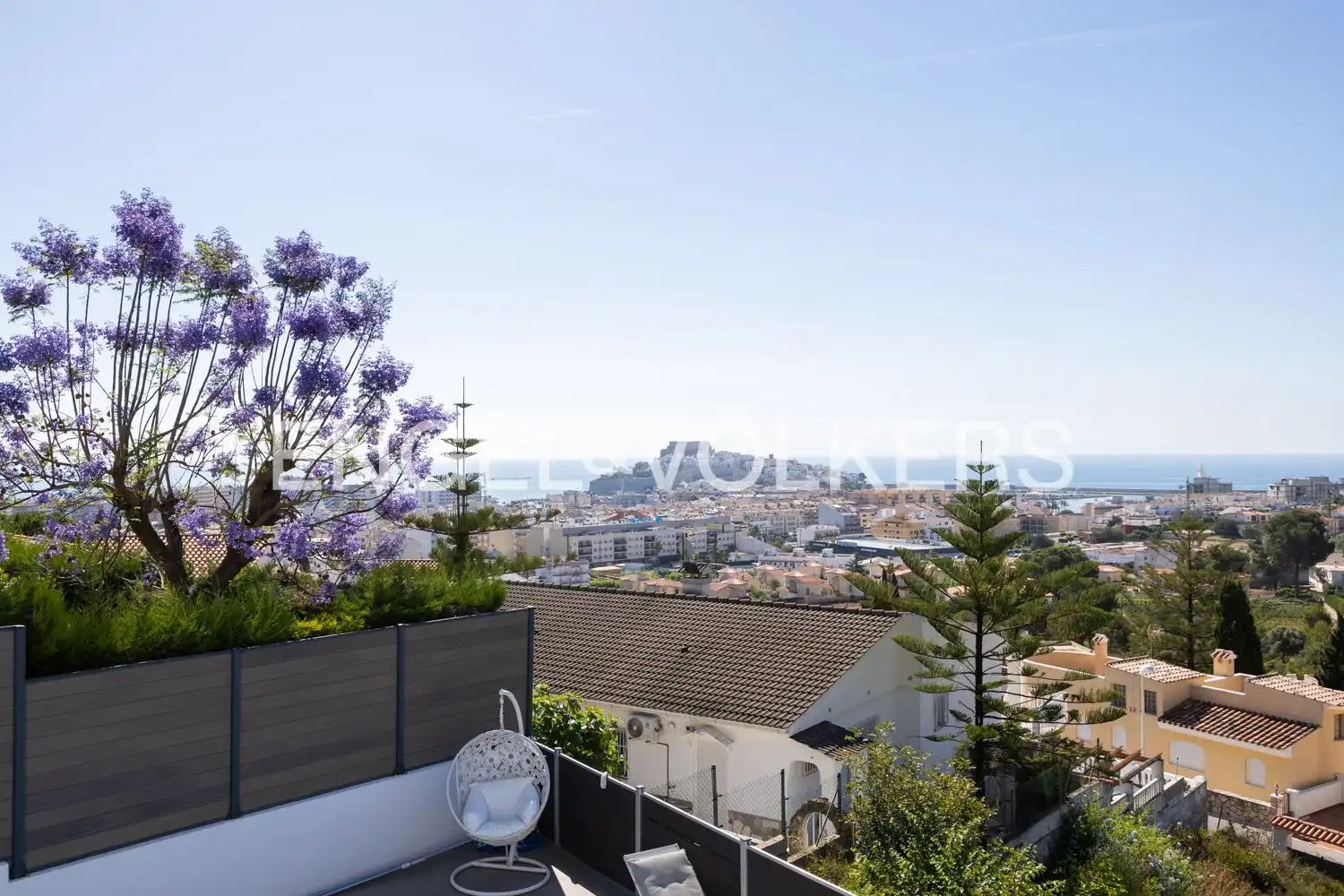 Vista exterior de Casa o chalet en venta en Peñíscola / Peníscola con Aire acondicionado, Calefacción y Jardín privado