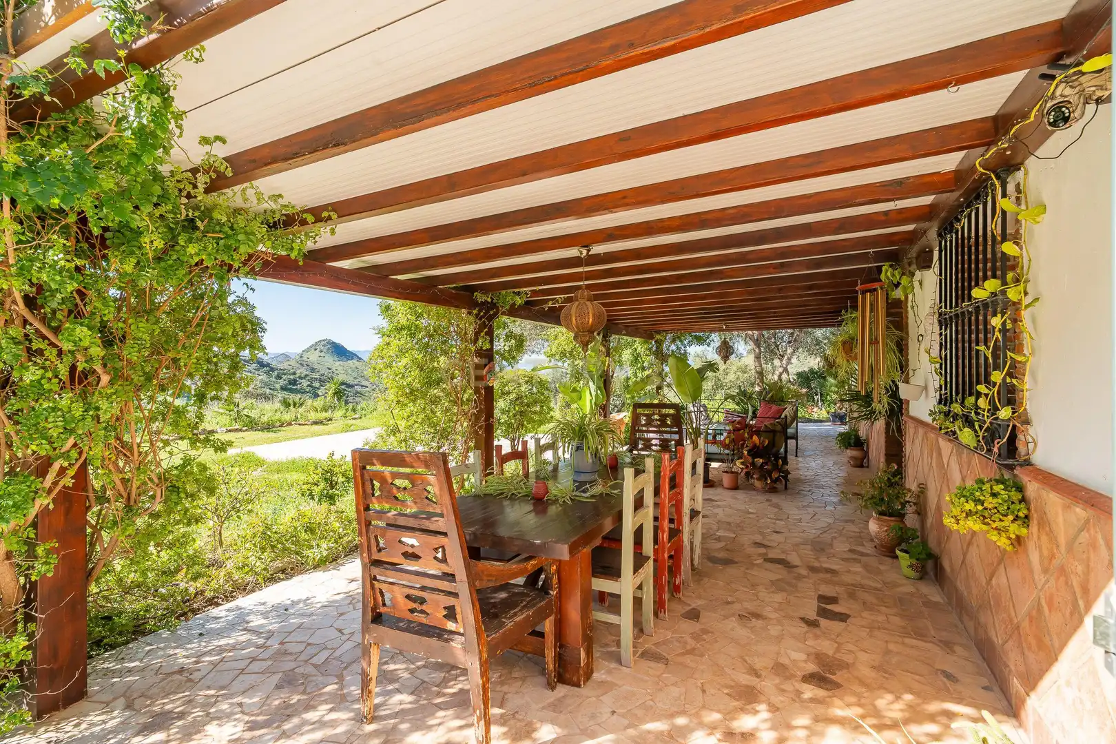 Terrassa de Casa o xalet en venda en Málaga amb Aire condicionat, Jardí privat i Traster