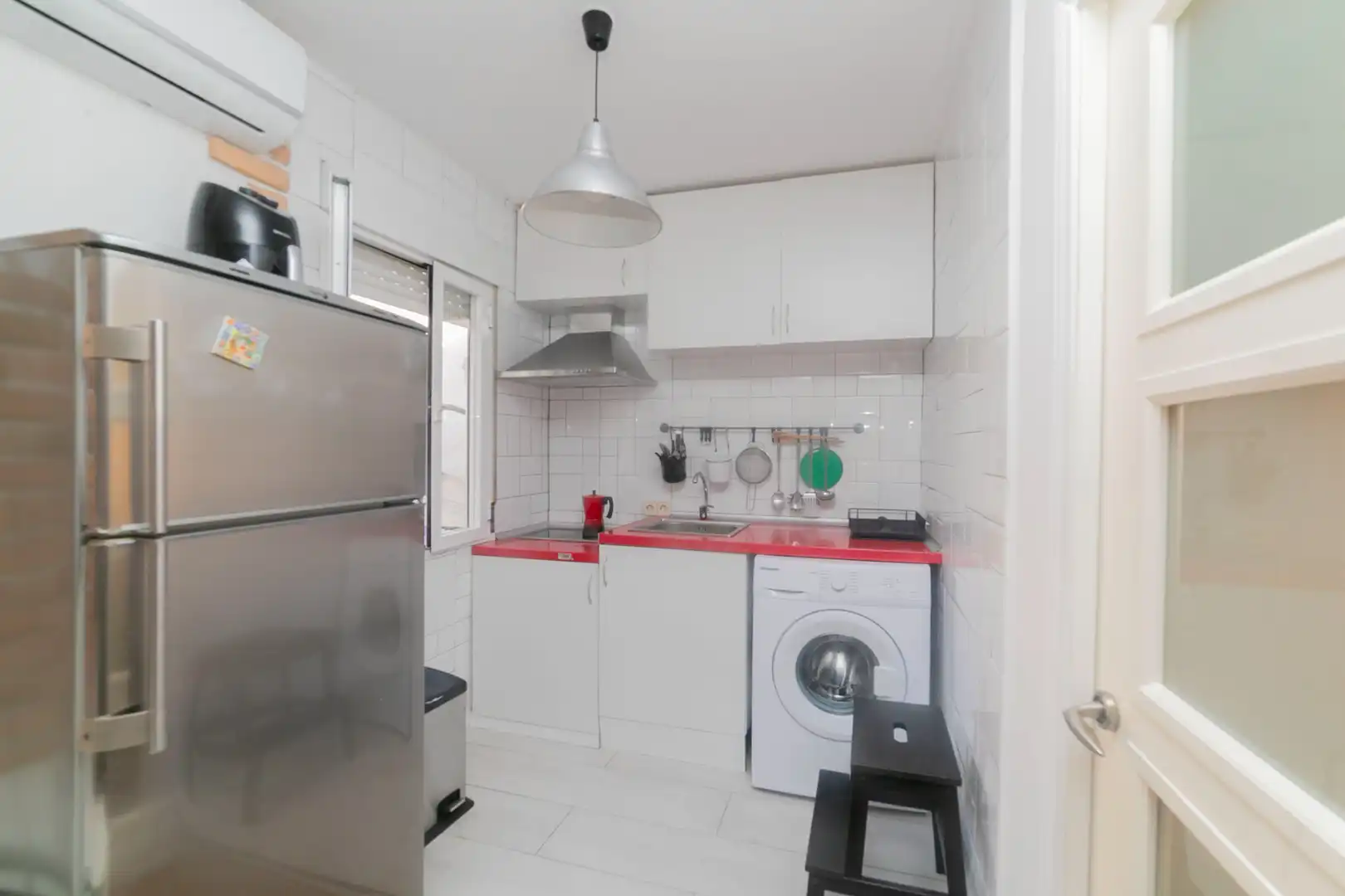 Cocina de Piso de alquiler en Madrid con Aire acondicionado, Calefacción y Amueblado