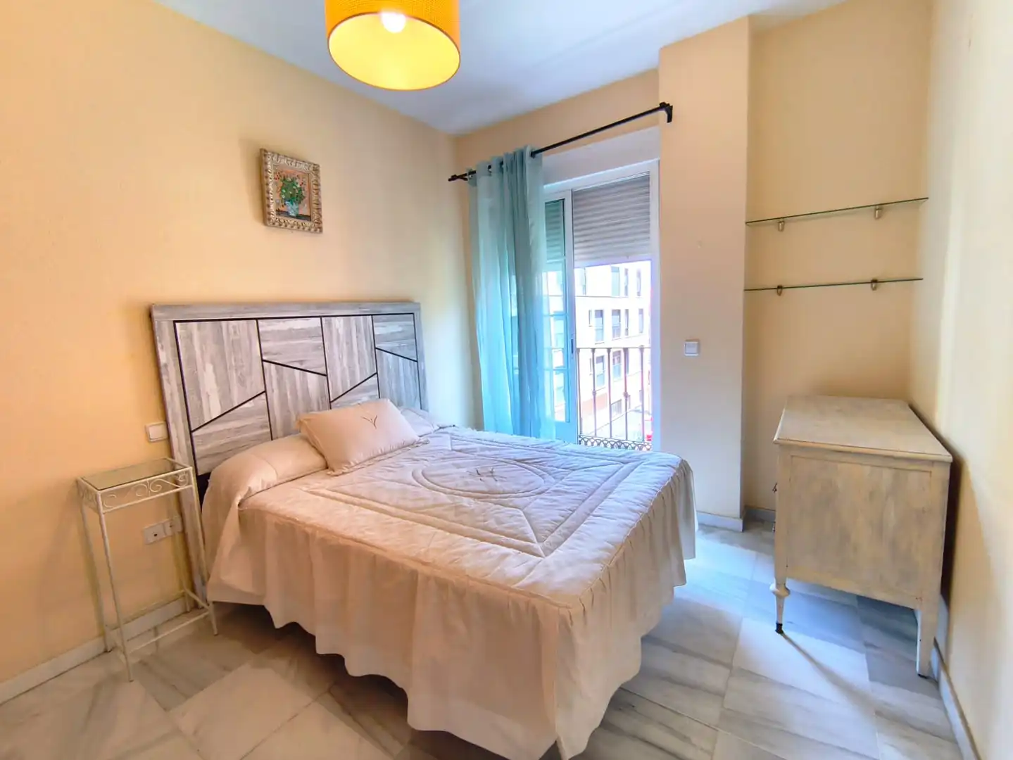 Bedroom of Apartments for rent in Badajoz  with Air Conditioner, Heating and Furnished