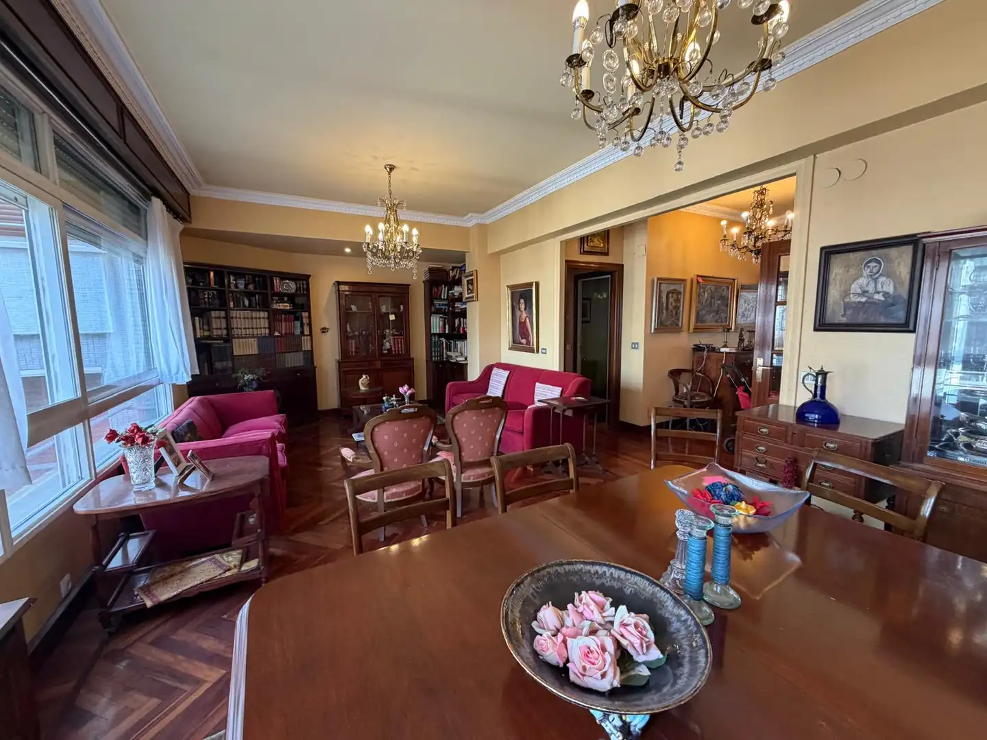 Sala de estar de Piso en venta en Indautxu