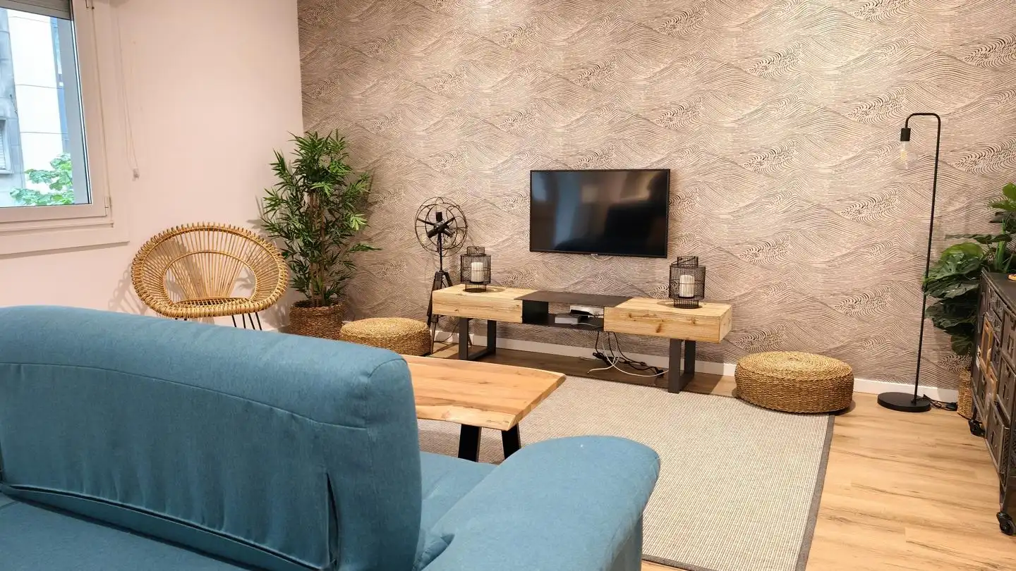 Wohnzimmer von Wohnung zum Verkauf in Santiago de Compostela  mit Heizung und Abstellraum