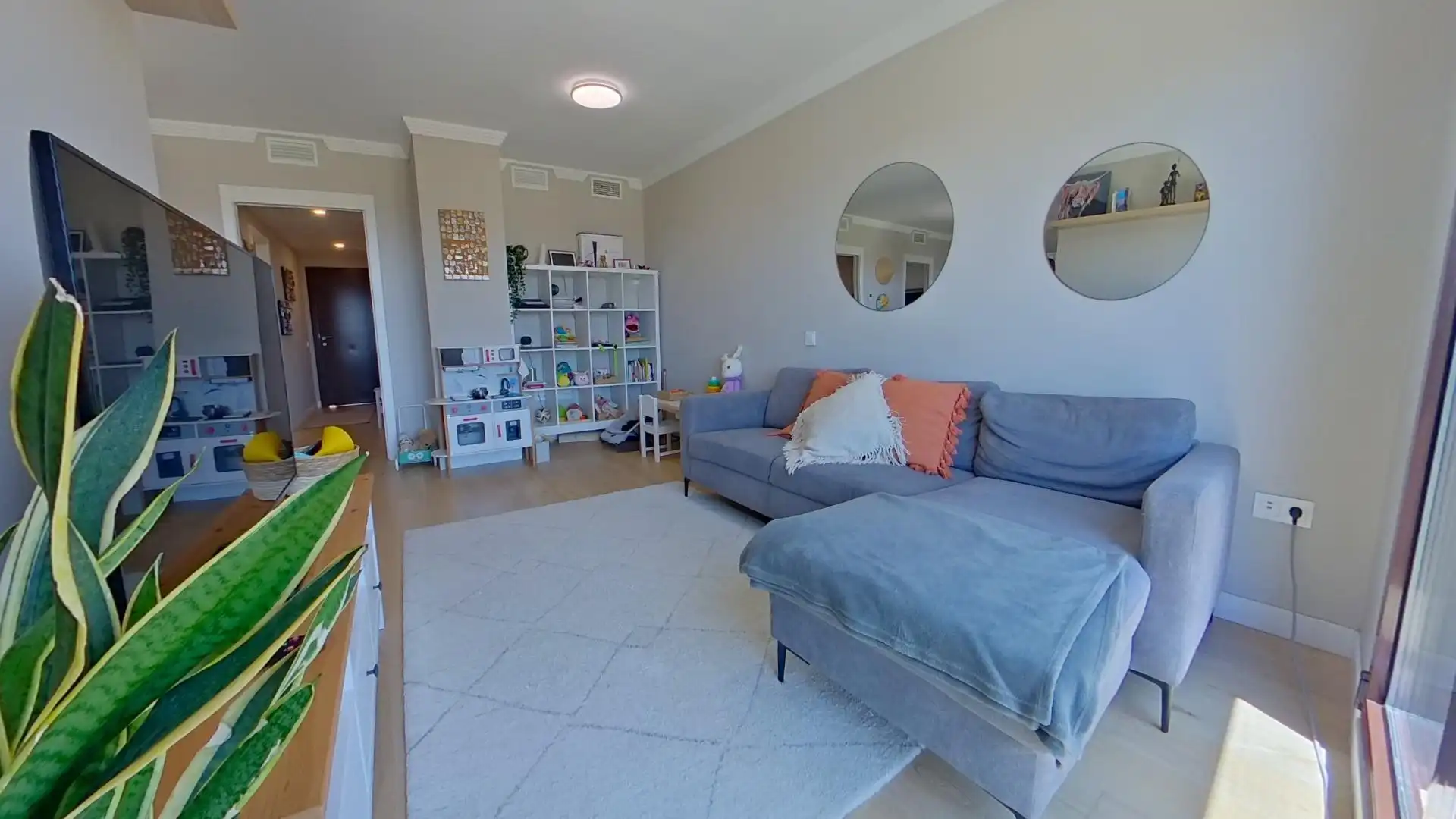 Sala de estar de Piso de alquiler en Málaga con Aire acondicionado, Calefacción y Terraza