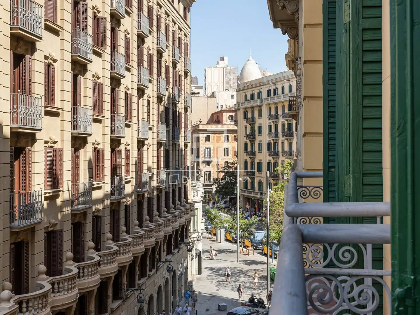Vista exterior de Piso en venta en Barcelona con Aire acondicionado, Calefacción y Parquet