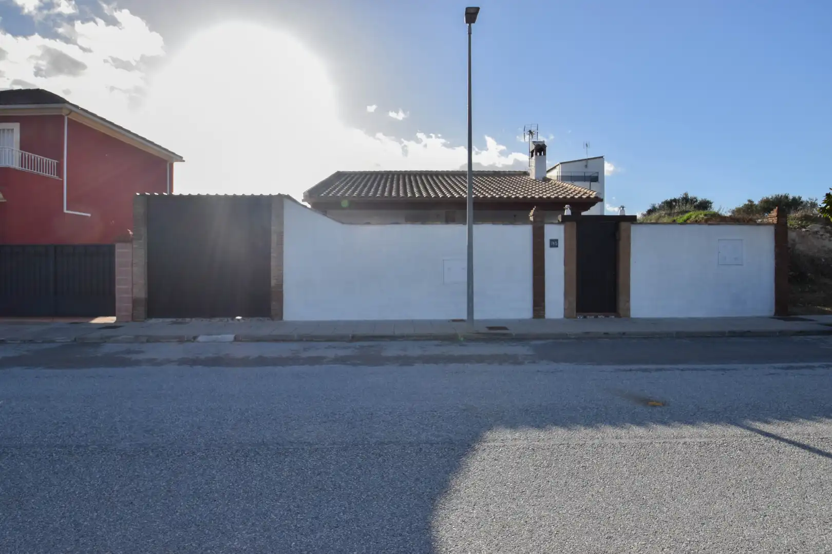 Exterior view of Houses for sale in Atarfe  with Private garden
