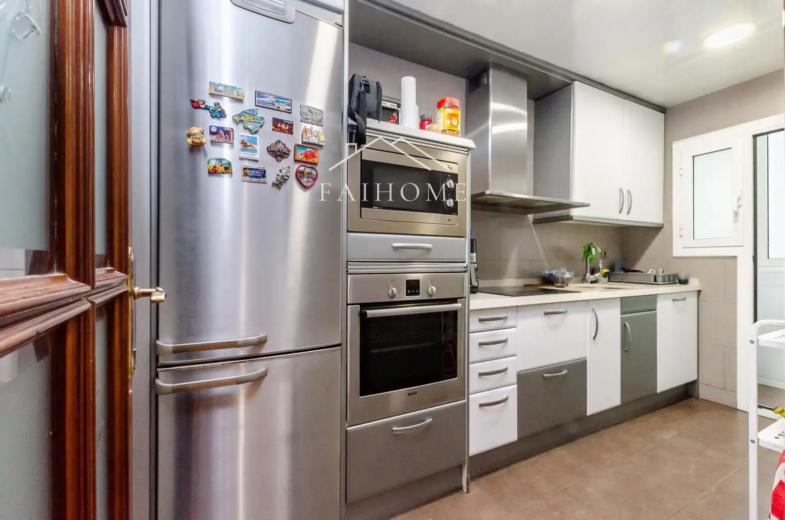Cocina de Piso en venta en Sabadell con Calefacción, Parquet y Terraza