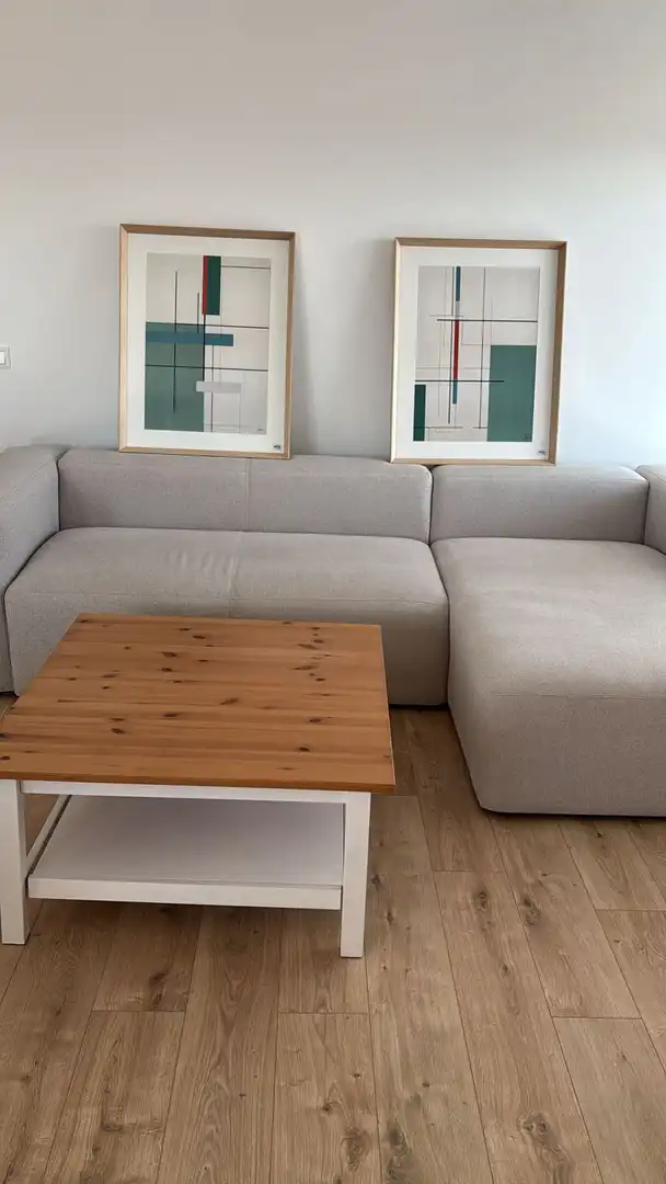Wohnzimmer von Wohnung zur Miete in Málaga mit Klimaanlage, Heizung und Terrasse