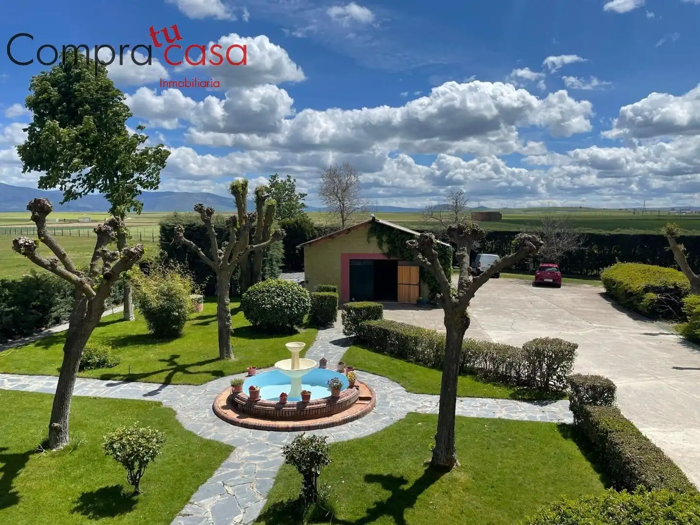 Jardín de Casa o chalet en venta en Valverde del Majano con Calefacción, Jardín privado y Terraza