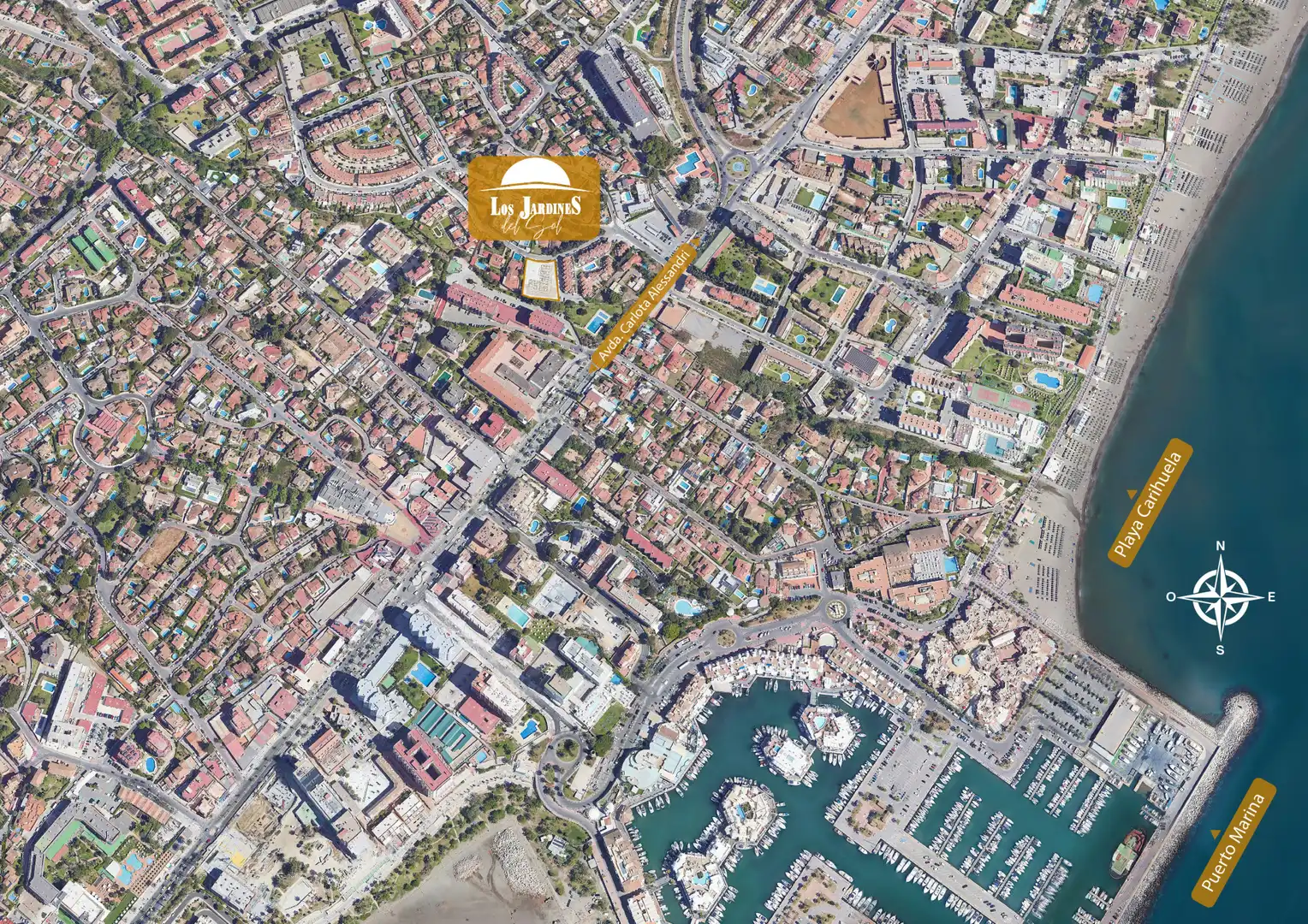 Vista exterior de Ático en venta en Torremolinos con Aire acondicionado, Terraza y Piscina