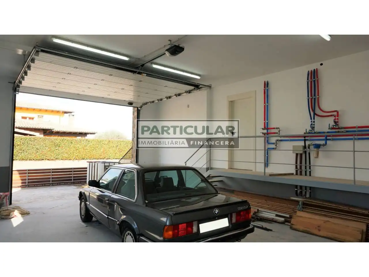 Parking of Detached homes for rent in Santa Eulàlia de Riuprimer  with Heating, Private garden and Terrace