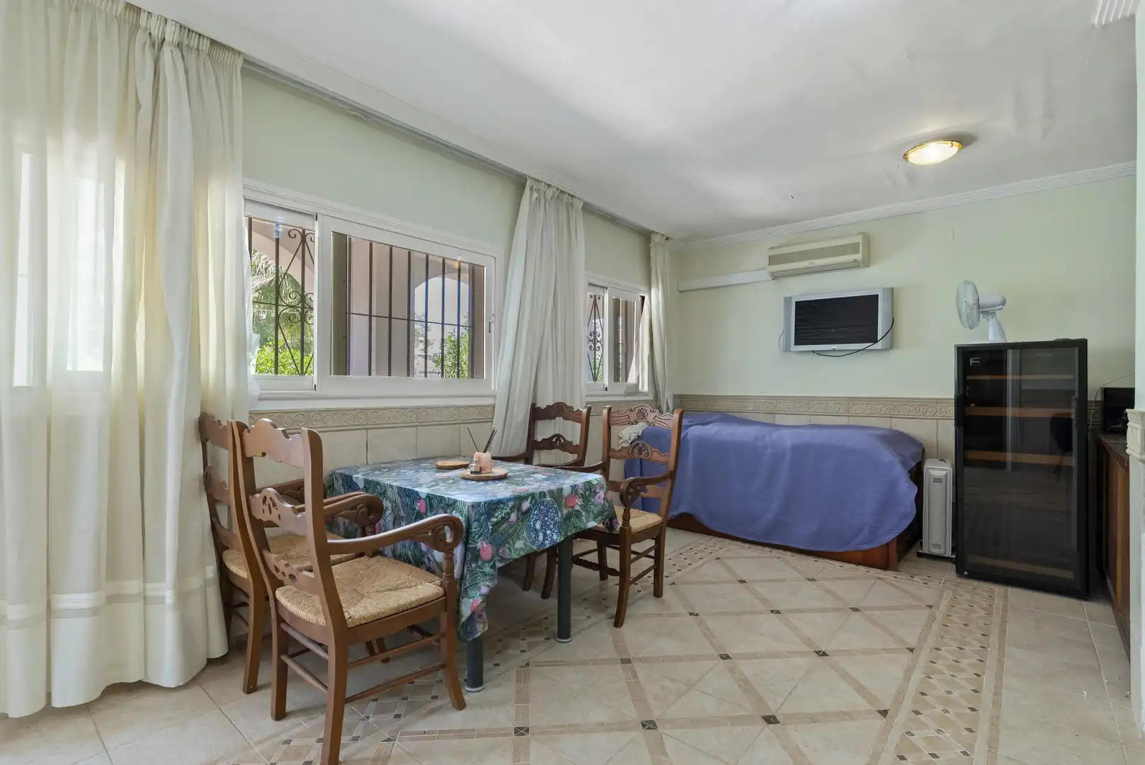 Comedor de Casa adosada en venta en Mijas con Aire acondicionado, Jardín privado y Terraza