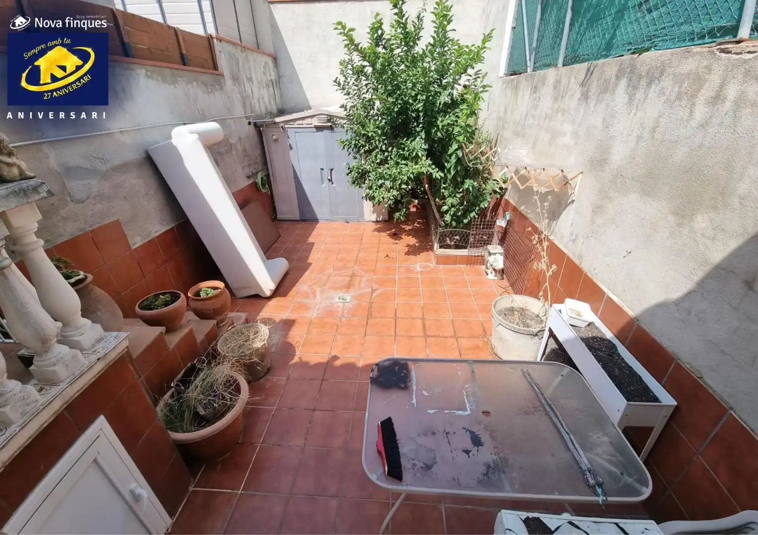Terraza de Casa adosada en venta en Castellar del Vallès con Calefacción, Jardín privado y Terraza