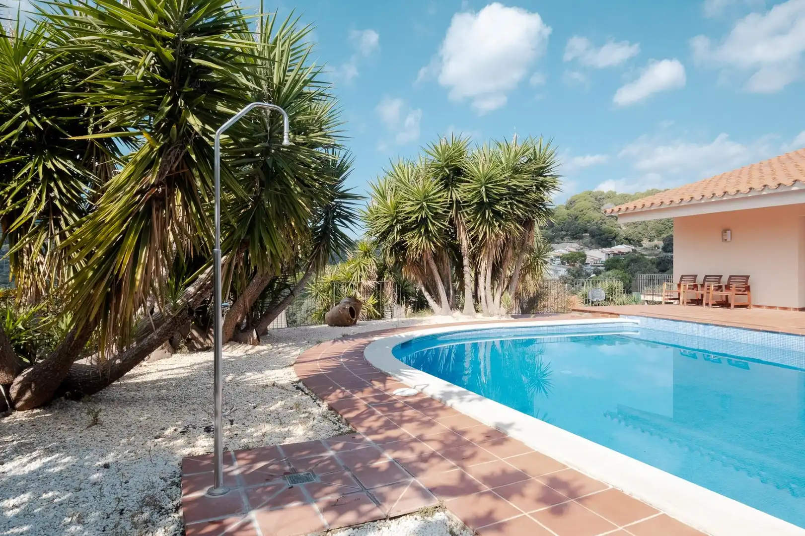 Piscina de Casa o chalet en venta en Caldes de Montbui con Aire acondicionado, Calefacción y Jardín privado