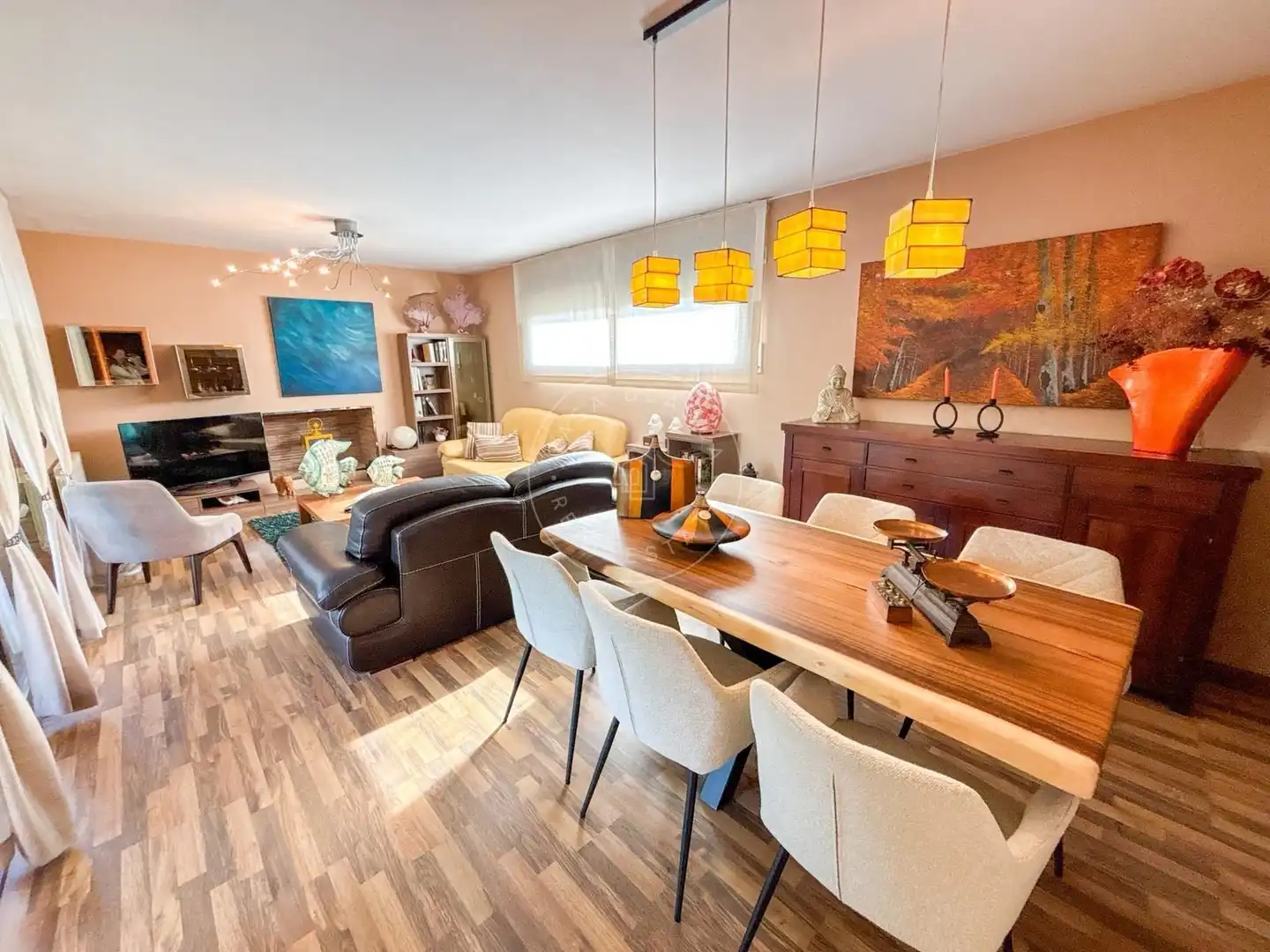Dining room of Houses for sale in Lloret de Mar  with Air Conditioner, Heating and Terrace