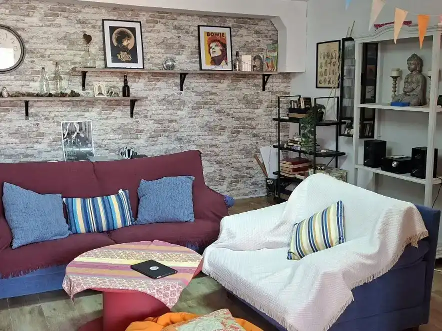 Sala de estar de Casa o chalet en venta en Salteras con Aire acondicionado, Piscina y Balcón
