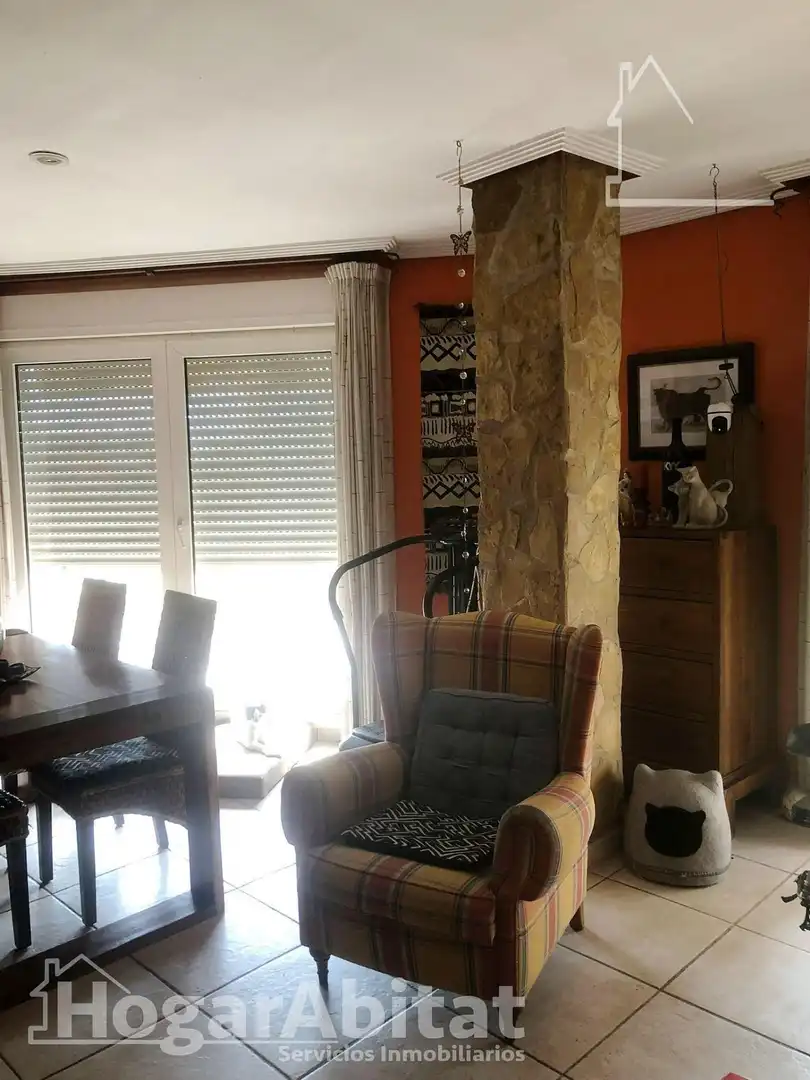 Sala de estar de Piso en venta en Castellón de la Plana / Castelló de la Plana con Calefacción