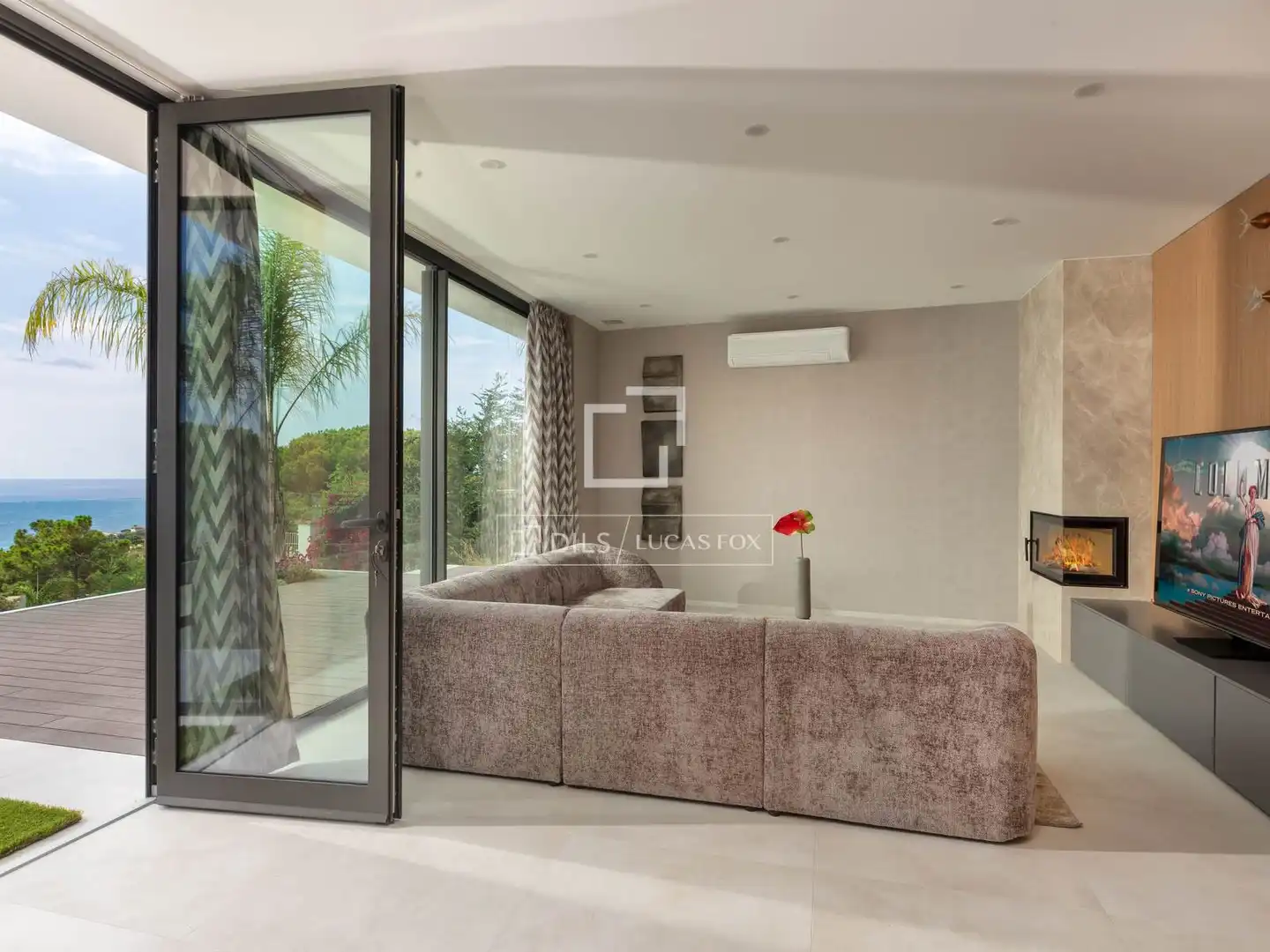Sala de estar de Casa o chalet en venta en Lloret de Mar con Aire acondicionado, Calefacción y Terraza