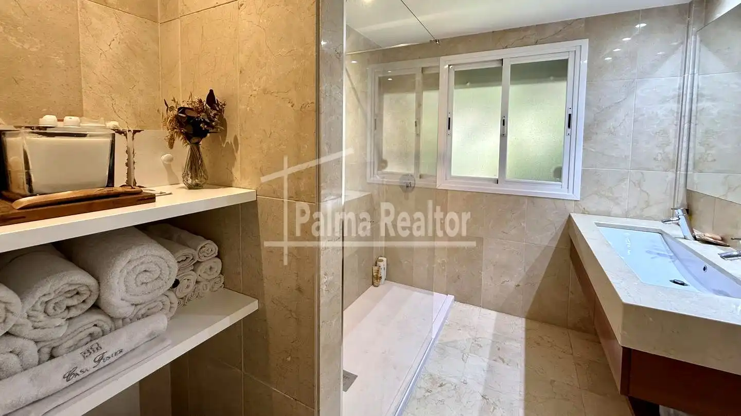 Bany de Dúplex en venda en  Palma de Mallorca amb Aire condicionat, Calefacció i Jardí privat
