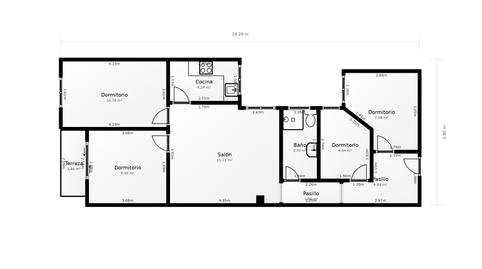 Foto 3 de Piso de alquiler en San Ramón - Monte de Piedad, Xirivella