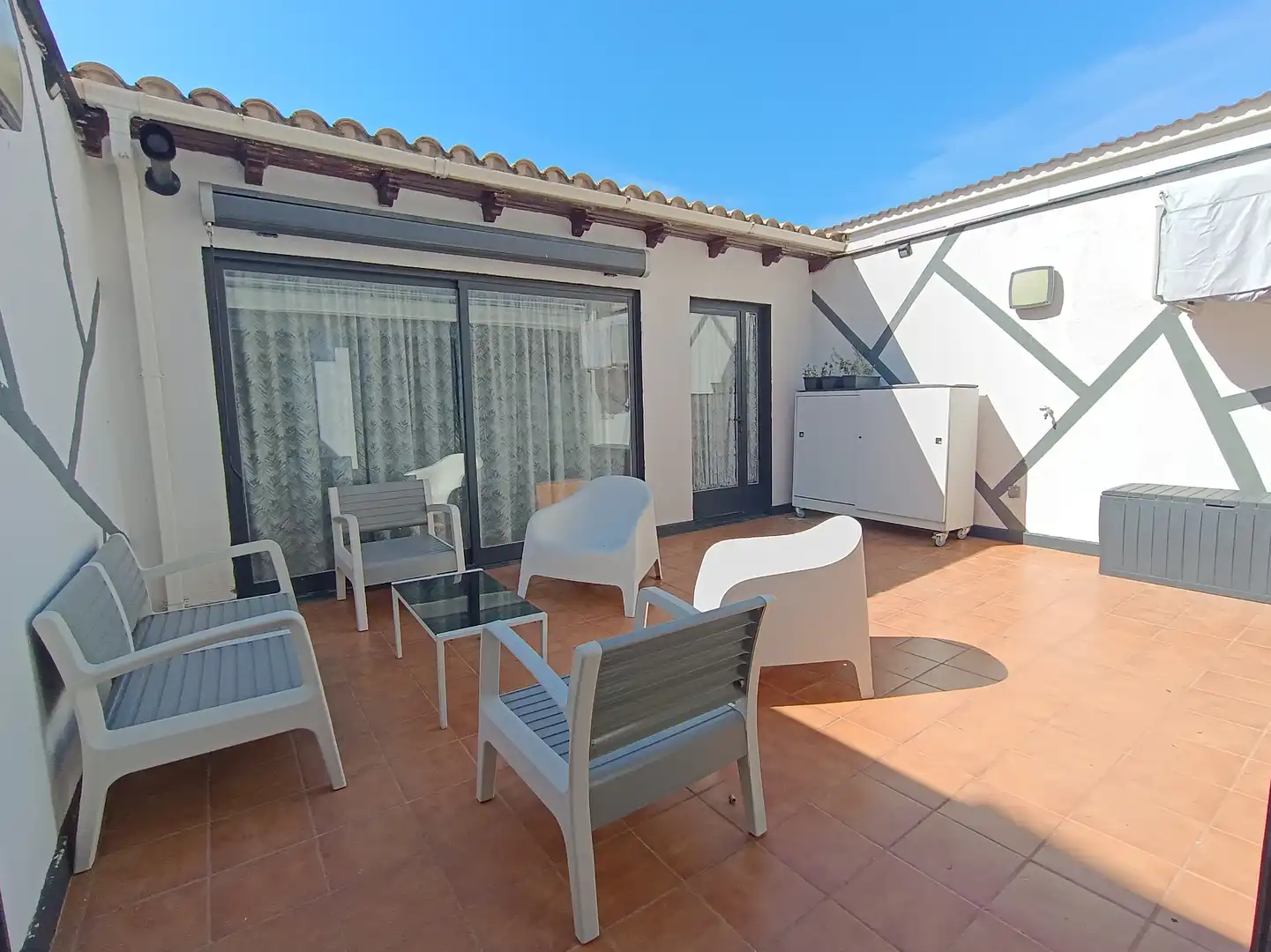 Terraza de Piso en venta en Brunete con Aire acondicionado, Calefacción y Jardín privado