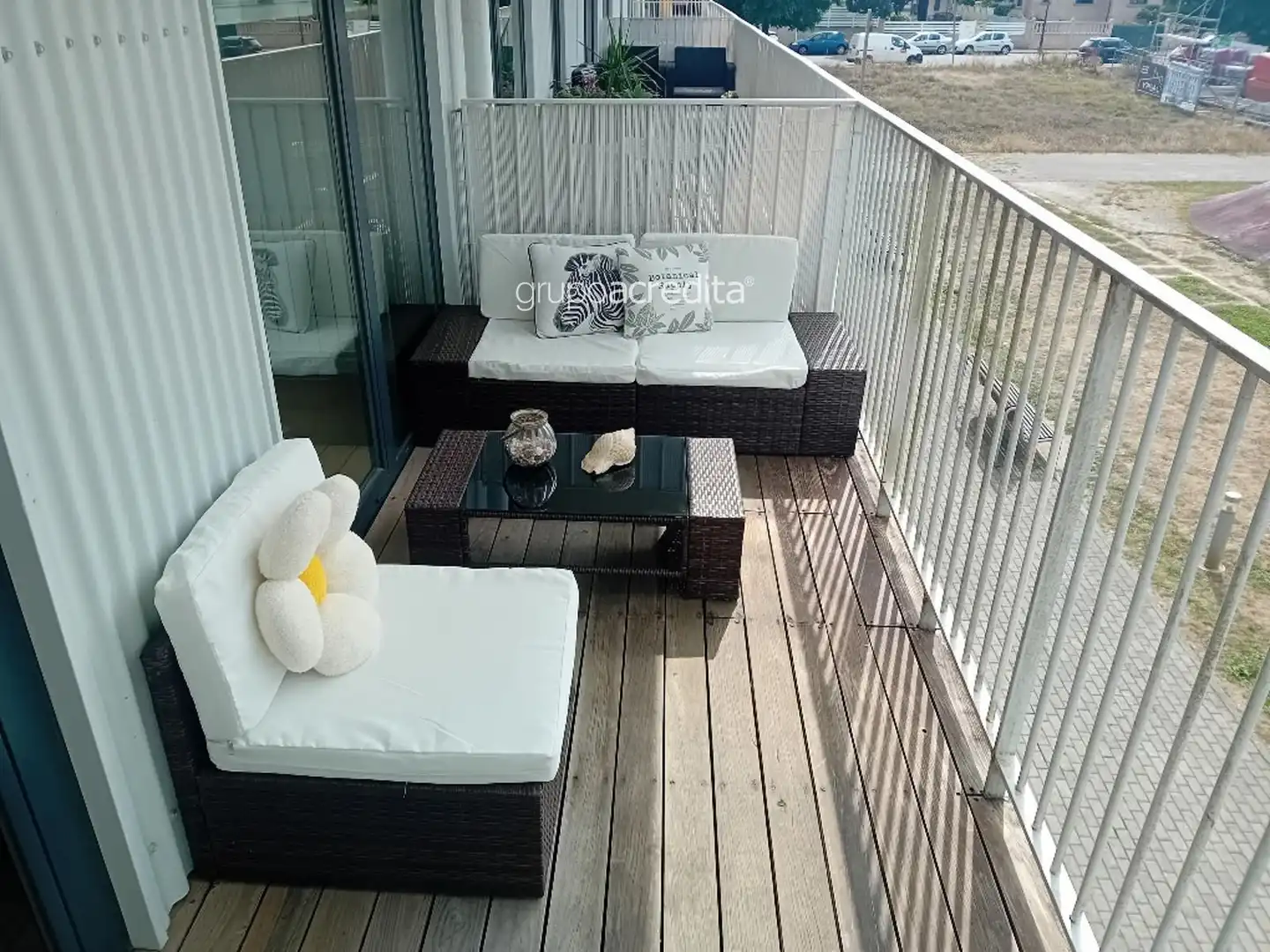 Balcony of Flat for sale in Ames  with Heating, Parquet flooring and Terrace