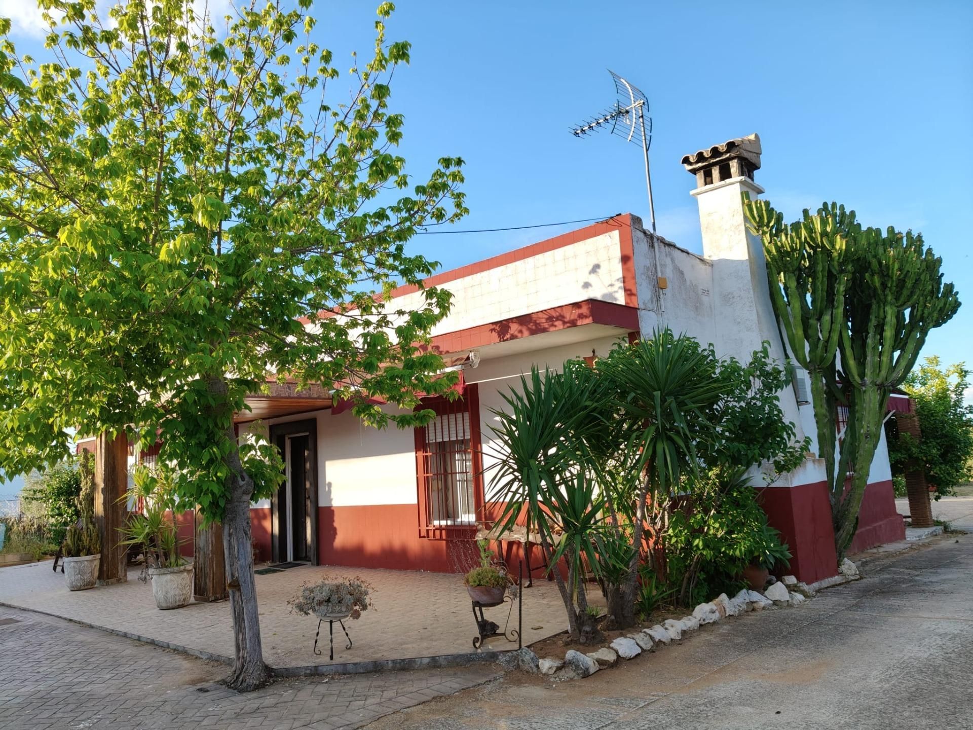 Vista exterior de Casa o xalet en venda en La Rambla amb Aire condicionat i Piscina