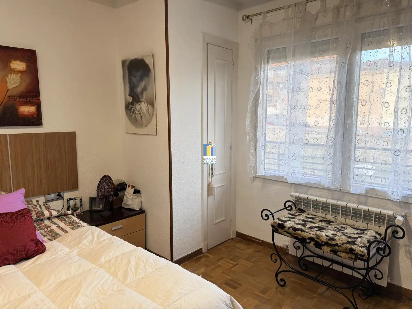 Bedroom of Flat for sale in Zamora Capital   with Parquet flooring, Terrace and Balcony