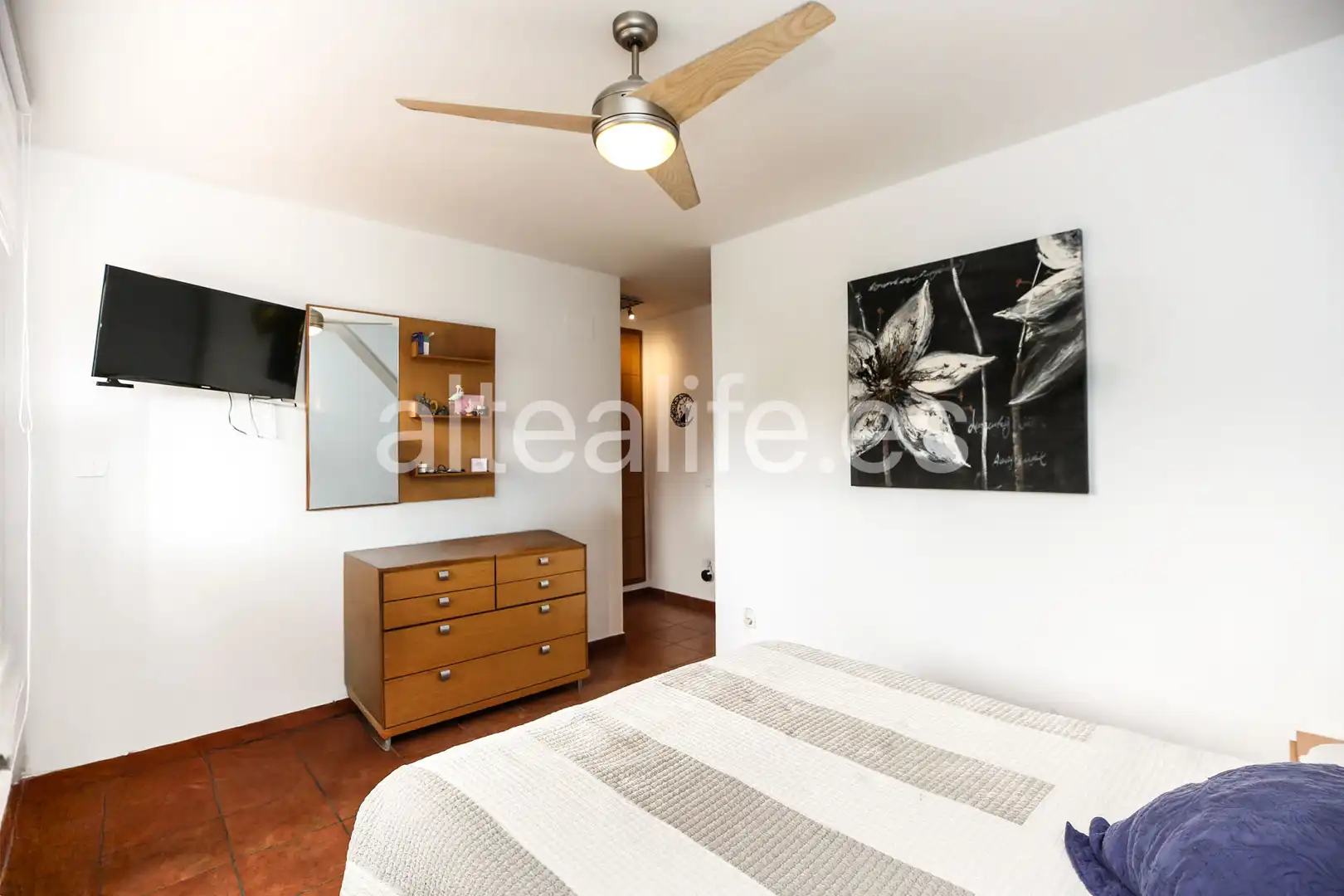 Habitación de Casa adosada en venta en La Nucia con Aire acondicionado, Jardín privado y Terraza
