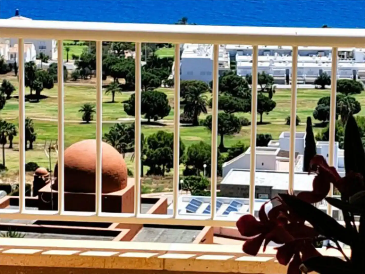 Terrasse von Wohnung zur Miete in Mojácar mit Klimaanlage und Schwimmbad