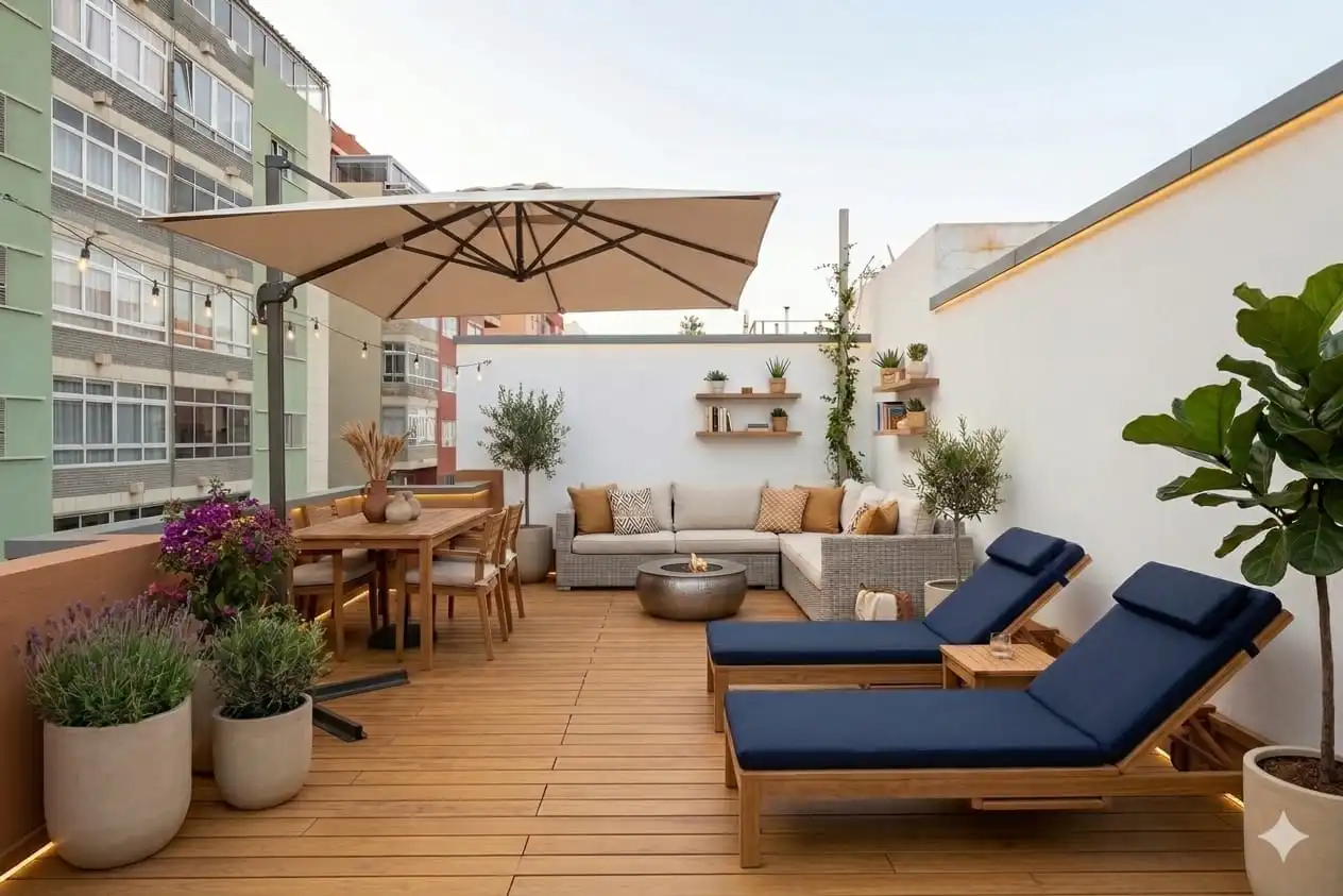 Terraza de Piso en venta en Las Palmas de Gran Canaria con Terraza, Trastero y Balcón
